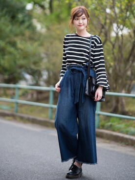 「INKWELL（インクウェル）のアイテム」を使った、INKWELLさん（レディース・167cm）の春コーディネート