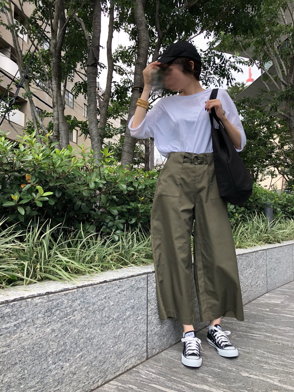ベイカーワイドパンツ【低身長さん向け！シワになりづらい】を