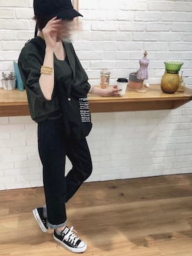「大人シンプル」｜「アイテム（その他）」を使った、INKWELLさん（レディース・164cm）の秋コーディネート