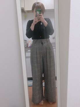 「RETRO GIRL（レトロガール）のアイテム（パンツ、その他）」を使った、miinaamii!!さん（レディース）の冬コーディネート