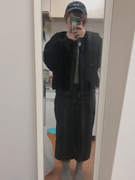 「ベンデイビス」｜「アイテム（ジャケット/アウター）」を使った、miinaamii!!さん（レディース・157cm）の冬コーディネート