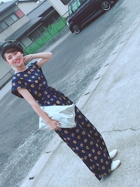 「COAL（コール）のアイテム」を使った、ナルミさん（レディース・159cm）の夏コーディネート