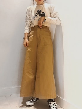 「ミッキー」｜イーハイフンワールドギャラリーさん（レディース・160cm）の夏コーディネート