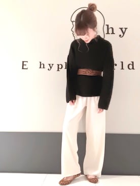 イーハイフンワールドギャラリーさんのコーディネート