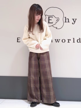 イーハイフンワールドギャラリーさんのコーディネート