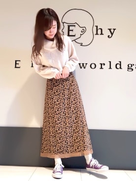 イーハイフンワールドギャラリーさんのコーディネート