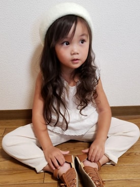 momoさん（キッズ・100cm）の秋コーディネート