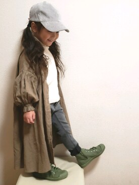 「Discoat Parisien」｜「アイテム（その他）」を使った、momoさん（キッズ・100cm）の冬コーディネート