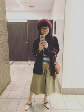 「Australia」｜「アイテム（ピーコート）」を使った、Mira Suさん（レディース・152cm）の秋コーディネート