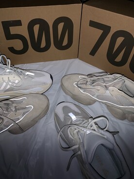 「Yeezy（イージー）のアイテム（スニーカー、ベージュ系）」を使った、ラムネさん（メンズ・178cm）の夏コーディネート