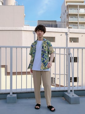 「アイテム（リング）」を使った、Yamatoさん（メンズ・168cm・20代）の夏コーディネート