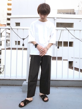 「アイテム（リング）」を使った、Yamatoさん（メンズ・168cm・20代）の夏コーディネート