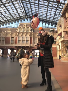 「TDL」｜「アイテム（ジャケット/アウター）」を使った、shino♥︎⃛さん（レディース・157cm）の春コーディネート