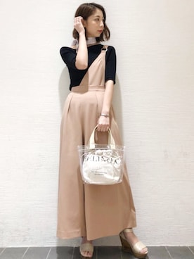 「MERCURYDUO（マーキュリーデュオ）のアイテム（その他パンツ）」を使った、MERCURYDUOさん（レディース・158cm）の春コーディネート