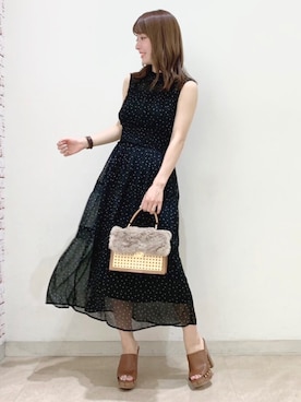 「ヴィンテージワンピース」｜MERCURYDUOさん（レディース・158cm）の夏コーディネート