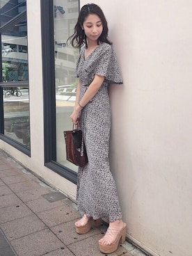「フィットアンドフレア」｜MERCURYDUOさん（レディース・158cm）の春コーディネート