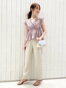 「コットンレース」｜MERCURYDUOさん（レディース・158cm）の春コーディネート