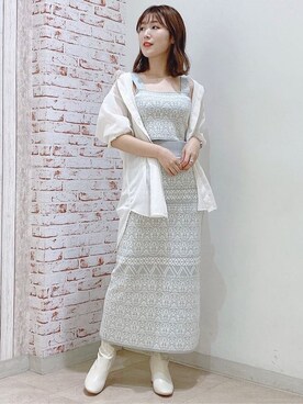 「MERCURYDUO（マーキュリーデュオ）のアイテム（キャミソール）」を使った、MERCURYDUOさん（レディース・158cm）の秋コーディネート