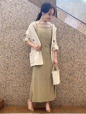 「MERCURYDUO（マーキュリーデュオ）のアイテム（テーラードジャケット）」を使った、MERCURYDUOさん（レディース・158cm）の秋コーディネート