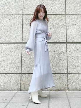 「コルセット」｜MERCURYDUOさん（レディース・153cm）の冬コーディネート