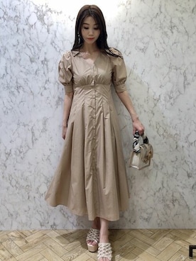 「MERCURYDUO(MERCURYDUO)」｜MERCURYDUOさん（レディース・158cm）の春コーディネート