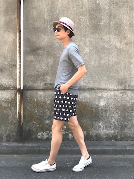 SASADYさん（メンズ・178cm）の夏コーディネート