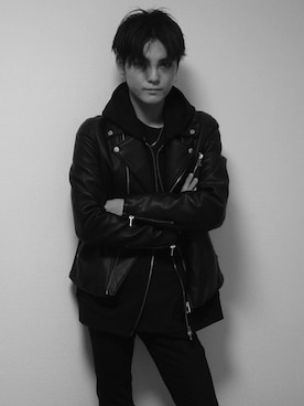 「UNIQLO（ユニクロ）のWOMEN ウルトラストレッチジーンズ（デニムパンツ）」を使った、KITUNE さん（メンズ・175cm）の春コーディネート