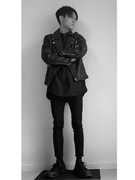 「UNIQLO（ユニクロ）のWOMEN ウルトラストレッチジーンズ（デニムパンツ）」を使った、KITUNE さん（メンズ・175cm）の春コーディネート