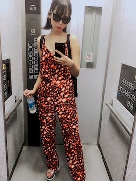 「Apple（-）のアイテム（財布/小物）」を使った、Natsuさん（レディース・170cm）の夏コーディネート