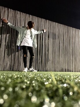 「5cm（ファイブシーエム）のアイテム（ジャケット/アウター）」を使った、Daren Chmさん（メンズ・174cm）の冬コーディネート