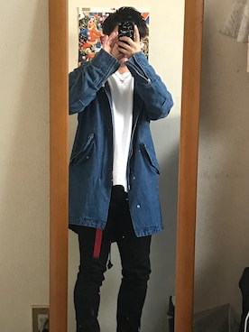 「ability（アビリティ）のアイテム」を使った、M.houseさん（メンズ・166cm）の秋コーディネート