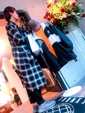 「EFFECTEN」｜としきさん（メンズ・180cm）の秋コーディネート