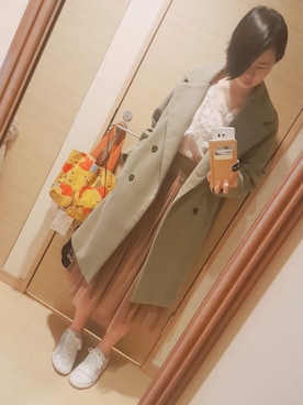 「ルコックスポルティフ」｜Kaori Saitoさん（レディース・156cm）の冬コーディネート