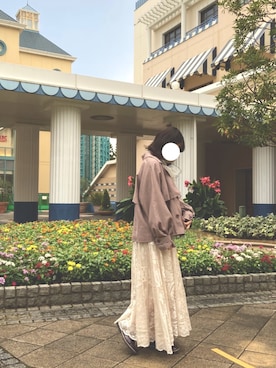 「apres jour（アプレジュール）のアイテム（トレンチコート）」を使った、mana✿さん（レディース・151cm）の秋コーディネート