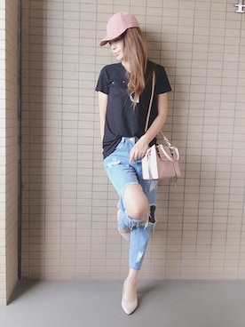 nanaさん（レディース・162cm）の夏コーディネート