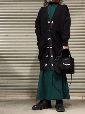 「BALENCIAGA」｜「アイテム（ワンピース/ドレス）」を使った、☆CH☆さん（レディース・160cm）の冬コーディネート
