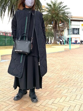 「BALENCIAGA」｜「アイテム（ワンピース/ドレス）」を使った、☆CH☆さん（レディース・160cm）の冬コーディネート
