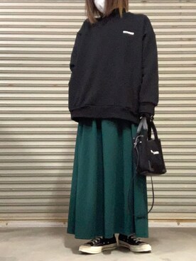 「BALENCIAGA」｜「アイテム（ワンピース/ドレス）」を使った、☆CH☆さん（レディース・160cm）の冬コーディネート