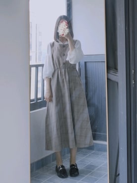 「日系极简」｜「アイテム（ワンピース/ドレス）」を使った、suwu_shuoさん（レディース・164cm）の春コーディネート