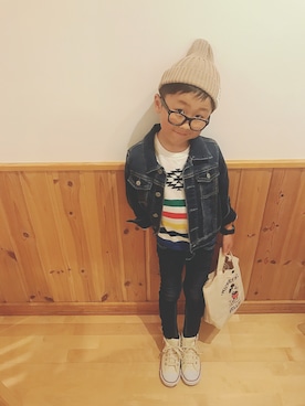 コタ＋☻さん（キッズ・120cm）の秋コーディネート