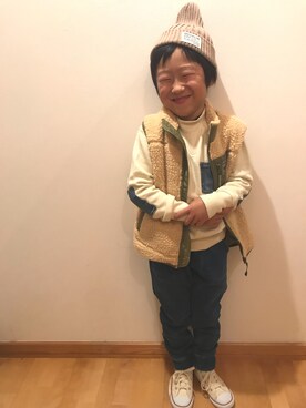 コタ+☻さん(キッズ・120cm)の冬コーディネート