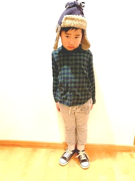 コタ＋☻さん（キッズ・130cm）の冬コーディネート