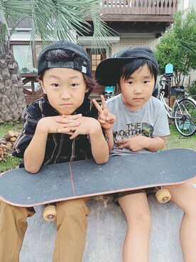 コタ＋☻さん（キッズ・130cm）の夏コーディネート