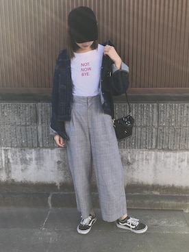「mixxmixのアイテム（ジャケット/アウター）」を使った、MAYUさん（レディース・163cm）の秋コーディネート