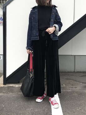 「mixxmixのアイテム（ジャケット/アウター）」を使った、MAYUさん（レディース・163cm）の秋コーディネート
