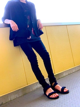 「Yohji Yamamoto（ヨウジヤマモト）のアイテム（キーケース/キーアクセサリー）」を使った、     ととととさん（メンズ・173cm）の夏コーディネート