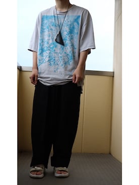 「Yohji Yamamoto（ヨウジヤマモト）のアイテム（キーケース/キーアクセサリー）」を使った、     ととととさん（メンズ・173cm）の秋コーディネート