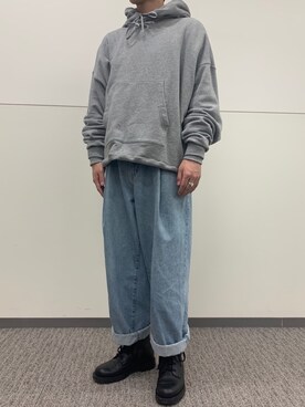 「neonsign」｜「アイテム（ブーツ）」を使った、にしさん（メンズ・168cm）の秋コーディネート