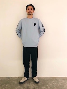「Saturdays NYC（サタデーズ ニューヨークシティ ）のアイテム（レッグウェア）」を使った、Kaiさん（メンズ・174cm）の夏コーディネート