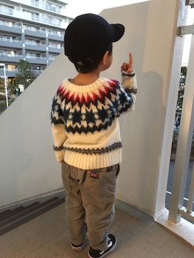 mizu.yuzuさん(キッズ・100cm)の冬コーディネート